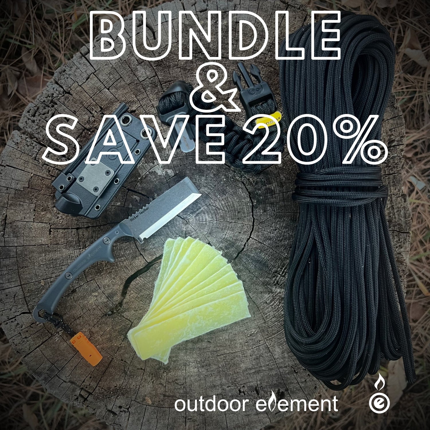 Flicker Feather Survival EDC Chisel Blade